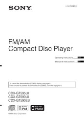 Sony CDX-GT590EB Manual De Instrucciones