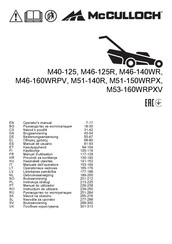 McCulloch M51-150WRPX Manual De Usuario