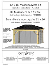 Yardistry YM12835 Instrucciones De Instalación