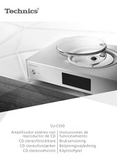 Technics SU-C550 Instrucciones De Funcionamiento