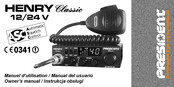 PRESIDENT HENRY ASC Classic 12/24 V Manual Del Usuario