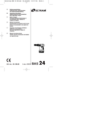 ECTRAM BAS 24 Manual De Instrucciones