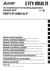 Mitsubishi Electric PEFY-P-VMH-A-F Manual De Instalación