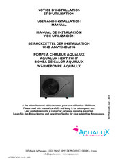 AQUALUX 105418 Manual De Instalación Y De Utilización