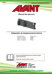 AVANT A37166 Manual Del Operario