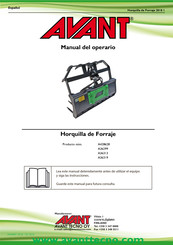 AVANT A428628 Manual Del Operario
