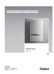 Vaillant ecoTEC plus VMI 346/5-5 ES Instrucciones De Instalación Y Mantenimiento