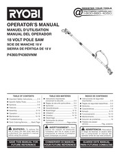 Ryobi P4360VNM Manual Del Operador