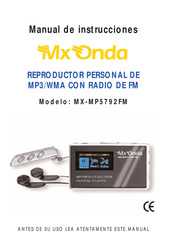 Mx Onda MX-MP5792FM Manual De Instrucciones