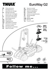 Thule 920 Instrucciones De Montaje