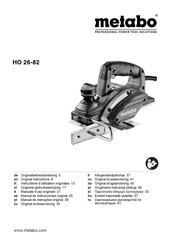 Metabo HO 26-82 Manual De Instrucciones