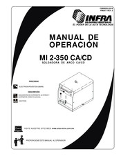 Infra MI 2-350 CA/CD Manual De Operación