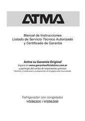 ATMA HSB620X Manual De Instrucciones