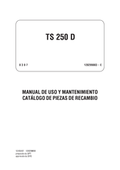 Mosa TS 250 D Manual De Uso