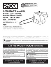 Ryobi P541 Manual Del Operador