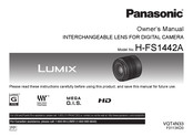 Panasonic Lumix H-FS1442A Manual De Instrucciones