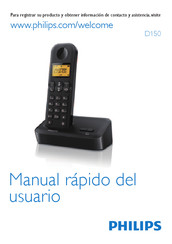 Philips D150 Manual Rápido De Usuario