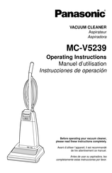 Panasonic MC-V5239 Instrucciones De Operación