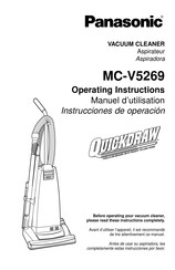 Panasonic QUICKDRAW MC-V5269 Instrucciones De Operación