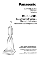 Panasonic MC-UG585 Instrucciones De Operación