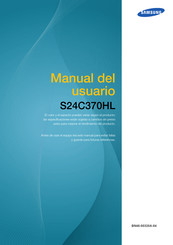 Samsung S24C370HL Manual Del Usuario