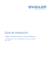 Avigilon HD-NVR3-VAL-3TB Guia De Instalacion