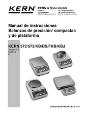 Kern 572 Serie Manual De Instrucciones