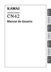 Kawai CN42 Manual De Usuario