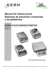 KERN 573-56NM Manual De Instrucciones