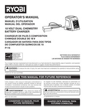 Ryobi P116 Manual Del Operador