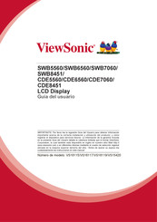 ViewSonic SWB8451 Guia Del Usuario