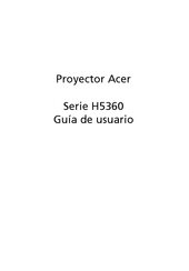 Acer H7P0901 Guía De Usuario