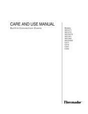 Thermador SECD302 Manual De Cuidado Y Uso