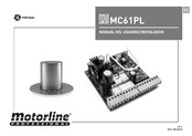 Motorline Professional MC61PL Manual Del Usuario / Instalador