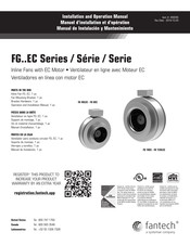 Fantech 4 XL EC Manual De Instalación Y Mantenimiento