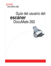 Xerox DocuMate 262 Guia Del Usuario