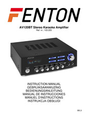 Fenton AV120BT Manual De Instrucciones