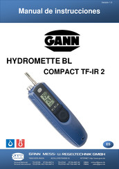 Gann HYDROMETTE BL COMPACT TF-IR 2 Manual De Instrucciones