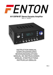 Fenton AV120FM-BT Manual De Instrucciones