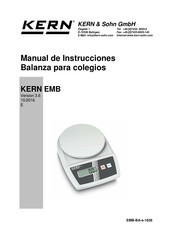 KERN EMB 2000-2 Manual De Instrucciones