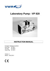 VWR 181-0073 Manual De Instrucciones