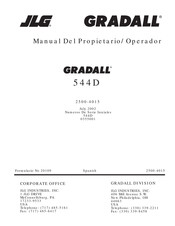 JLG GRADALL 544D Manual Del Propietario - Operador