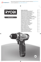 Ryobi RCD1201 Traducción De Las Instrucciones Originales