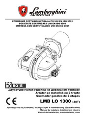 Lamborghini Caloreclima LMB LO 1300 Manual De Instalación, Mantenimiento Y Uso