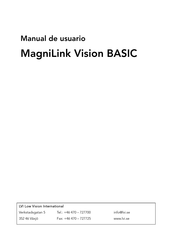 LVI MagniLink Vision BASIC Manual De Usuario