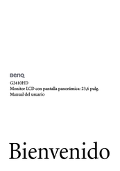 BenQ G2410HD Manual Del Usuario
