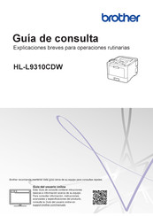 Brother HL-L9310CDW Guía De Consulta