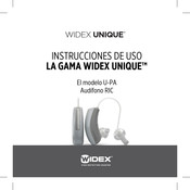 Widex UNIQUE U-PA Instrucciones De Uso