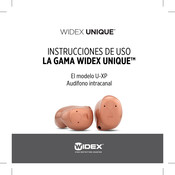 Widex UNIQUE U-XP Instrucciones De Uso