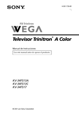 Sony Trinitron WEGA KV-34FS13C Manual De Instrucciones